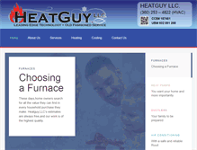 Tablet Screenshot of heatguyllc.com
